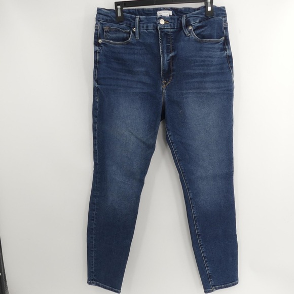 Good American Denim - Good American Ankle Jeans Women's 14/32 Blue Skinny Stretch Denim 5-Pocket